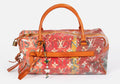 Sac Louis Vuitton Red Monogram Pulp Weekender PM