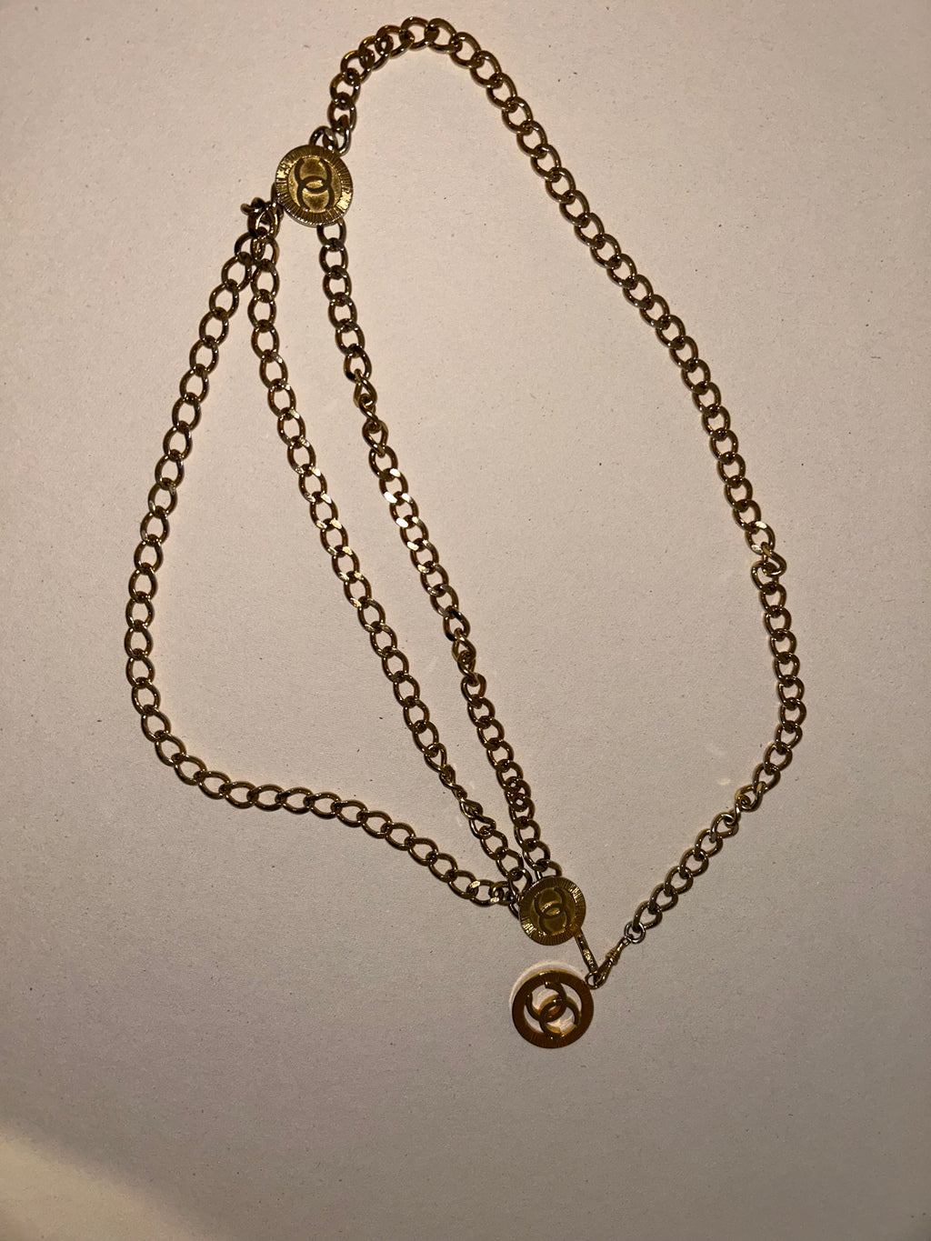 Ceinture chaîne triple rang