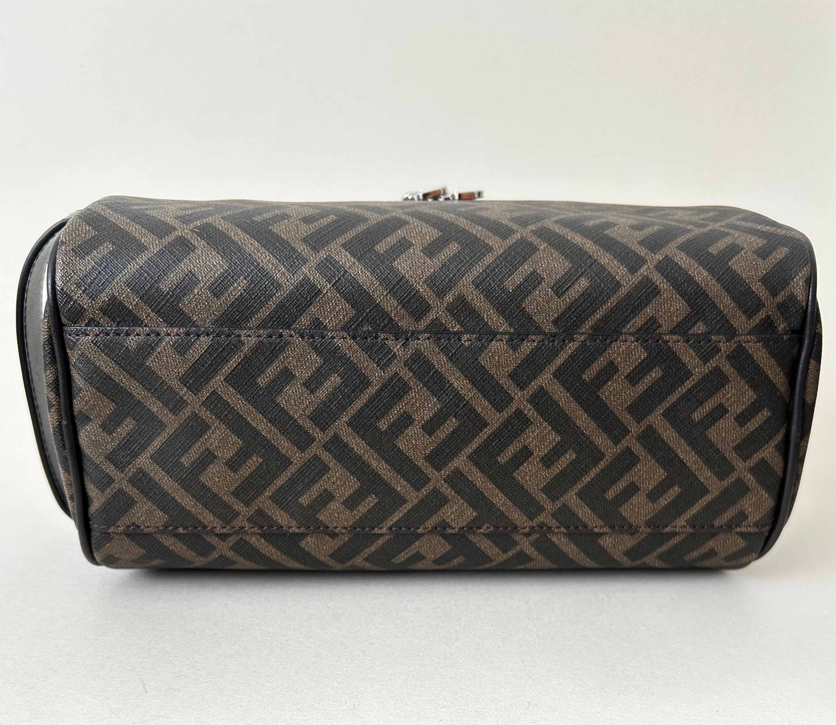 Trousse de toilette Fendi - Toile FF Zucca Marron