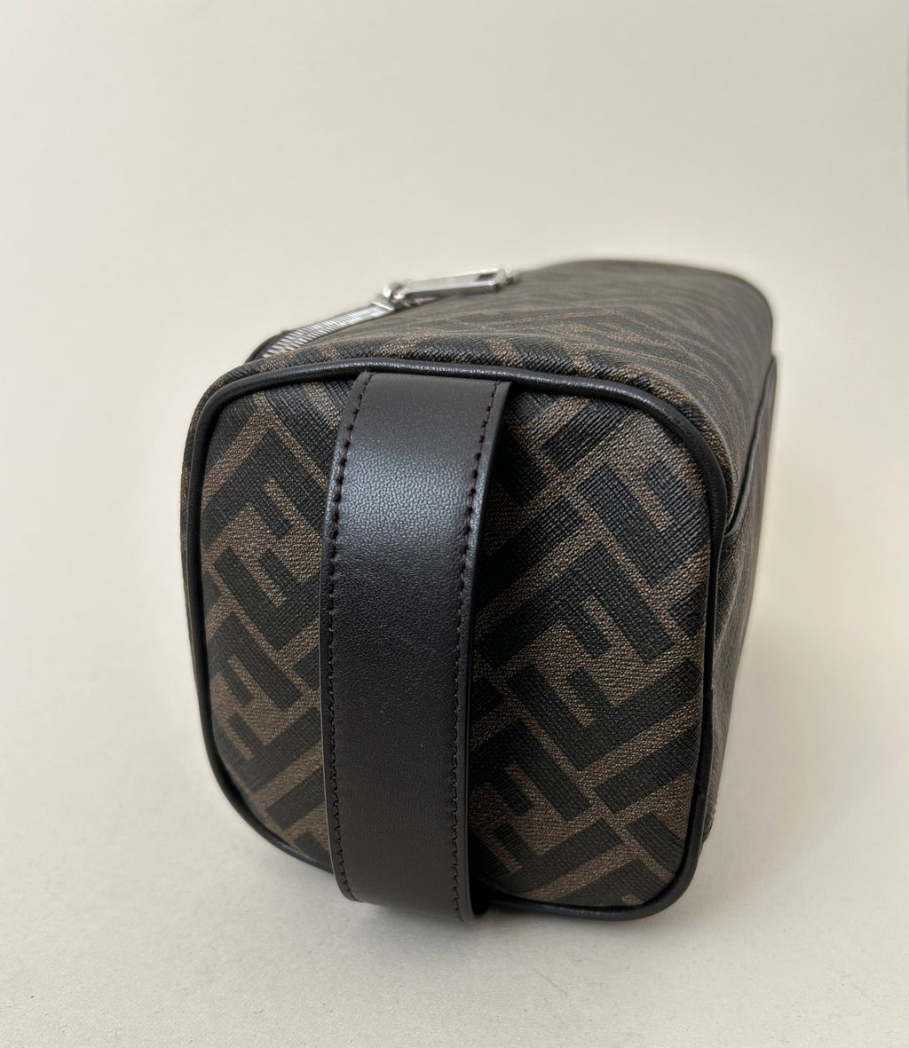 Trousse de toilette Fendi - Toile FF Zucca Marron