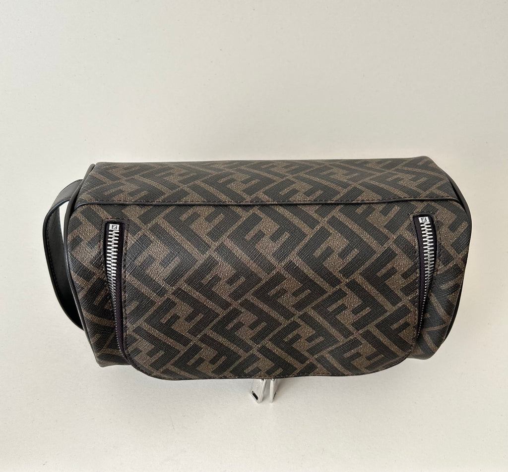 Trousse de toilette Fendi - Toile FF Zucca Marron