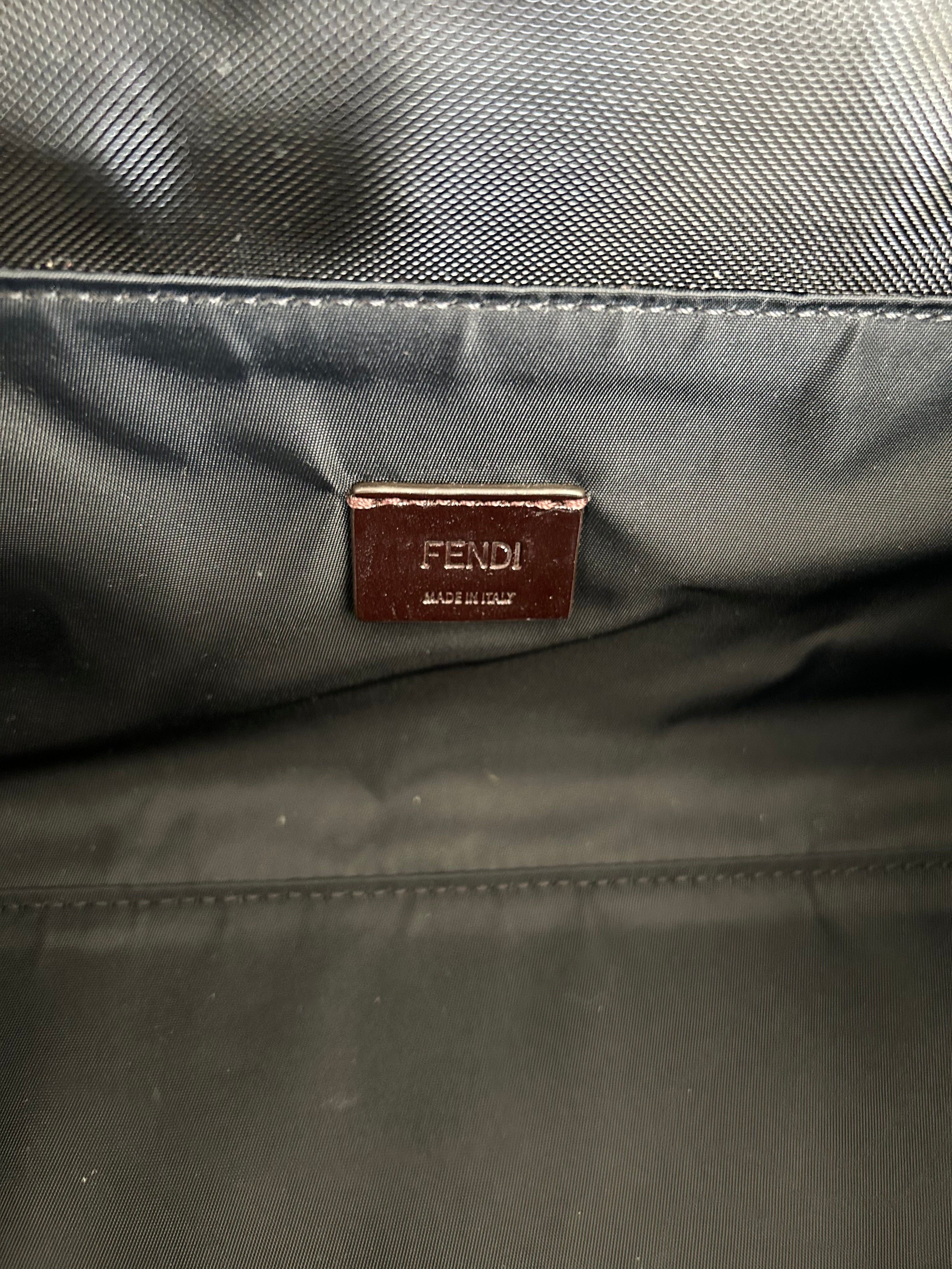 Trousse de toilette Fendi - Toile FF Zucca Marron