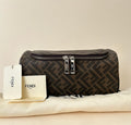 Trousse de toilette Fendi - Toile FF Zucca Marron