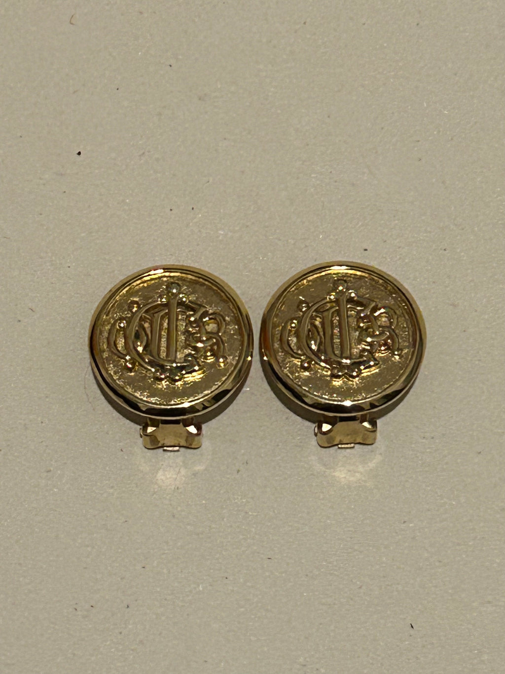 Boucles d’oreilles à clips vintage Christian Dior
